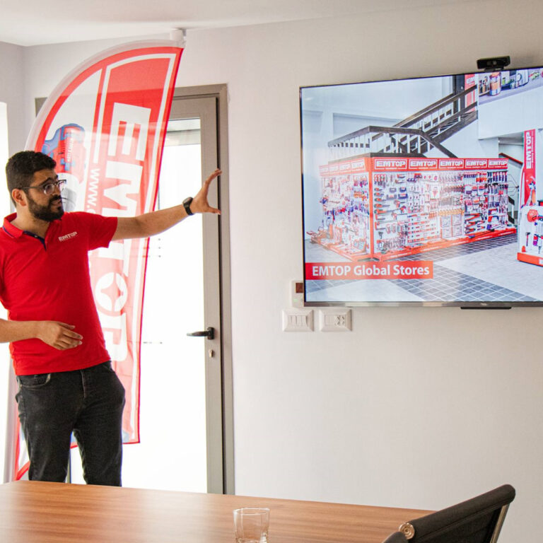 Visite du Responsable Marketing de la marque EMTOP
