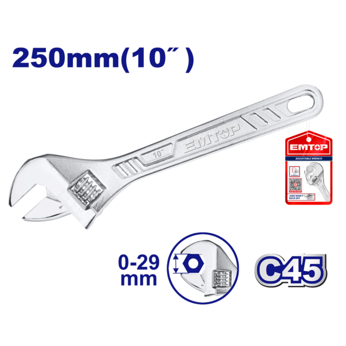 CLE MOLETTE 10 "/250MM
