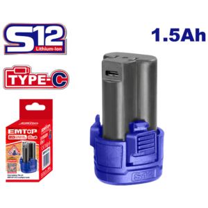 BATTERIE 12V 1,5 AH TYPE-C