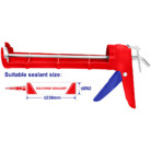 PISTOLET SILICONE 9