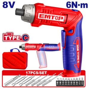 PERCEUSE VISSEUSE REG 8V 4NM T-C+17AC