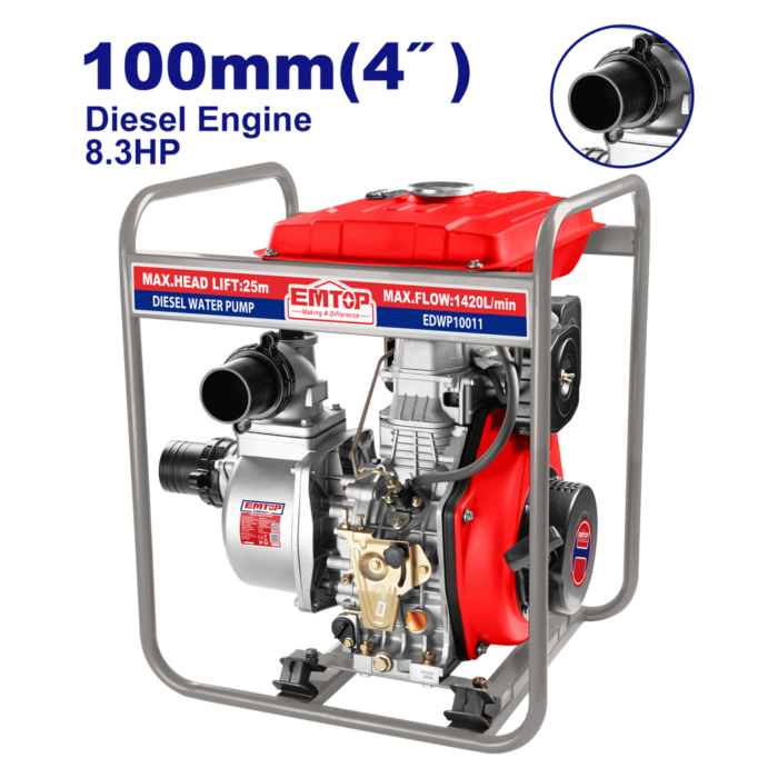 MOTOPOMPE DIESEL 4" 1420l/MIN