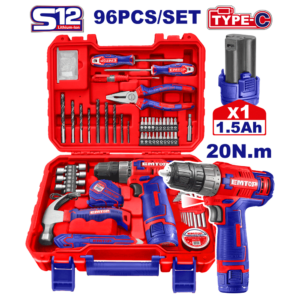 VALISE D'OUTILS+VISSEUCE 12V