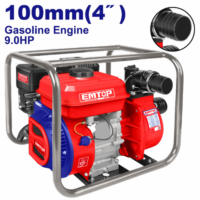 MOTOPOMPE ESSENCE 9CV 4" 1500l/MIN