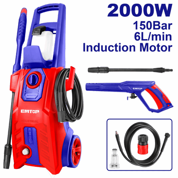 NETTOYEUR HAUTE PRESSION 2000W 150B