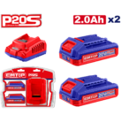LOT DE 2 BATTERIES 2AH+CHARGEUR