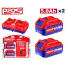 LOT DE 2 BATTERIES 5AH+CHARGEUR