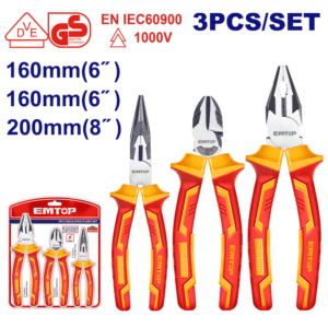 JEU 3 PINCES UNI/L-N/COUPE ISOLEES