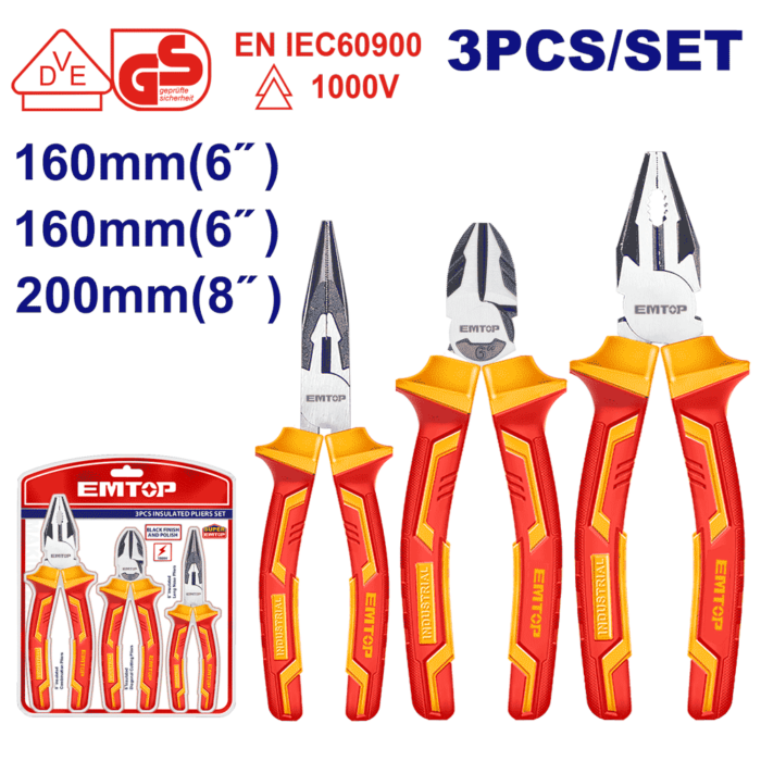 JEU 3 PINCES UNI/L-N/COUPE ISOLEES