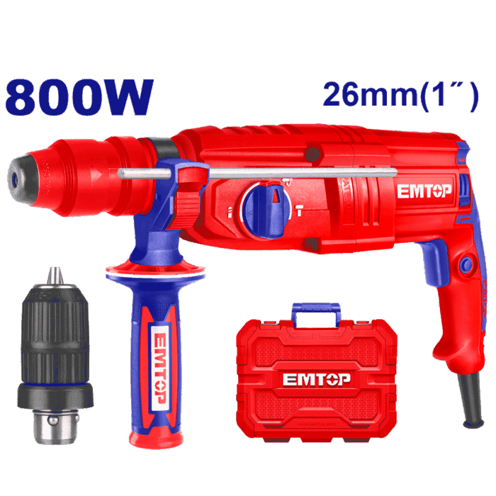 PERFORATEUR 26MM 800W 2,6KG+MANDRIN