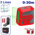 LASER 2 LIGNES VERT 30M