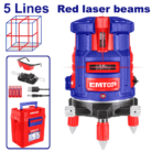 LASER 5 LIGNES ROUGE 30M