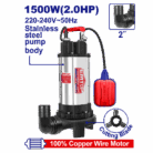 POMPE SUBMERSIBLE 2"2CV H14,5M 350L/MIN