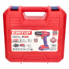 TALADRO-BATERIA-EMTOP-20V-45NM-151-P20S-(INCLUYE-2-BATERIAS-2Ah-CARGADOR-MALETIN) [60088]