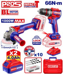 KIT PERCEUSE+MEULE 115 2B4AH +AC EMTOP ECKL20273