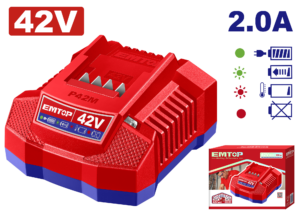 CHARGEUR DE BATTERIE 2AH 42V EMTOP EFCR42021