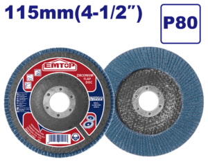 DISQUE A LAMELLE ZIRCONIUM 115MM EMTOP EFDS1158