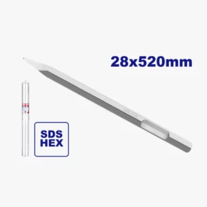 BURIN POINTU SDS HEX 28X520MM -30 EMTOP EHCS082532