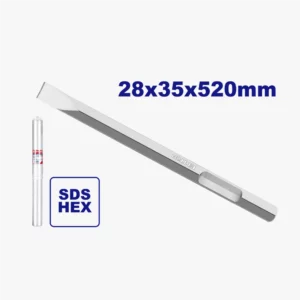 BURIN PLAT SDS HEX 28X35X520MM-30 EMTOP EHCS083502