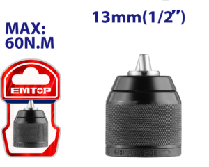 MANDRIN SERRAGE RAPIDE 13MM EMTOP EKCY13201