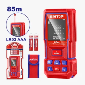 TÉLÉMÈTRE LASER 85M EMTOP ELDD07018
