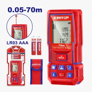 TÉLÉMÈTRE LASER 70M EMTOP ELDD0701