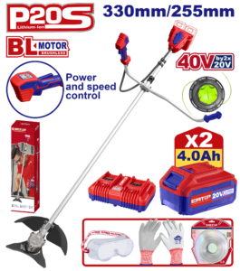COUPE BORDURES-HERBE BRUSH 40V+AC EMTOP ELMR202523