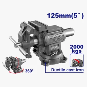 ÉTAU D'ÉTABLI MULTIFONCTION 125MM EMTOP EBVE0501