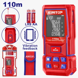 TÉLÉMÈTRE LASER 110M EMTOP ELDD10089